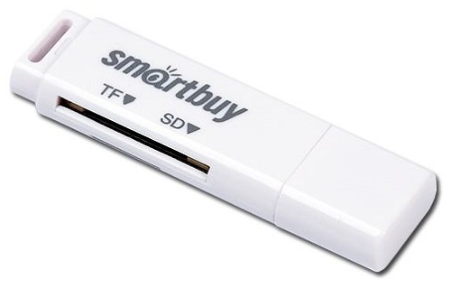 Внешние устройства чтения карт Card Readers Карт-ридер SmartBuy SBR-715-W белый