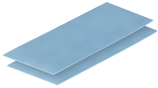 Термопрокладка ARCTIC ACTPD00059A 200x100mm, 1mm, 2 Pack