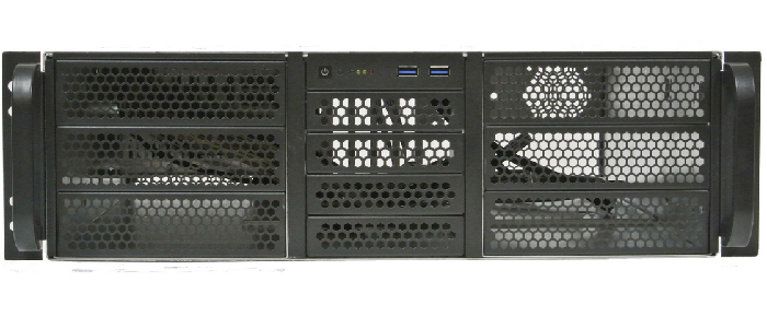 Корпус серверный 3U Procase RE306-D6H4-C-48 6x5.25 ext+4*3,5 int ,черный,без блока питания,глубина 480мм,MB CEB 12x10.5