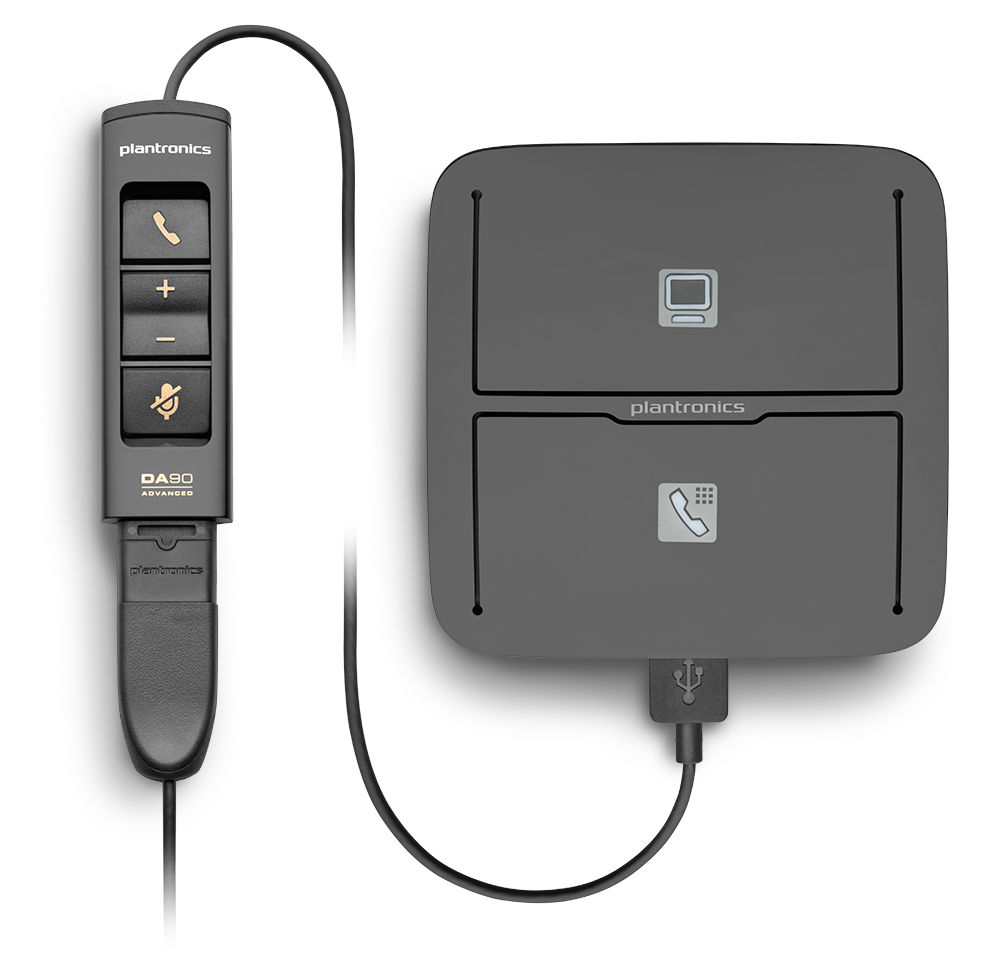   Xcom-Shop Процессор Plantronics MDA480-QD звуковой для подключения профессиональных гарнитур к ПК и телефону (QD, RJ9, USB) (207414-05)