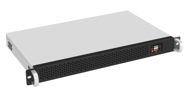 Корпус серверный 1U Exegate Pro 1U255-01 EX297116RUS (mini ITX, 3.5 (2*2.5), 300W, 2*USB 2.0)