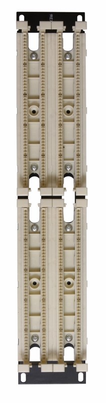 Кросс-панель Rexant 04-1022 200-парная, тип 110, 19, 2U (без коннекторов)