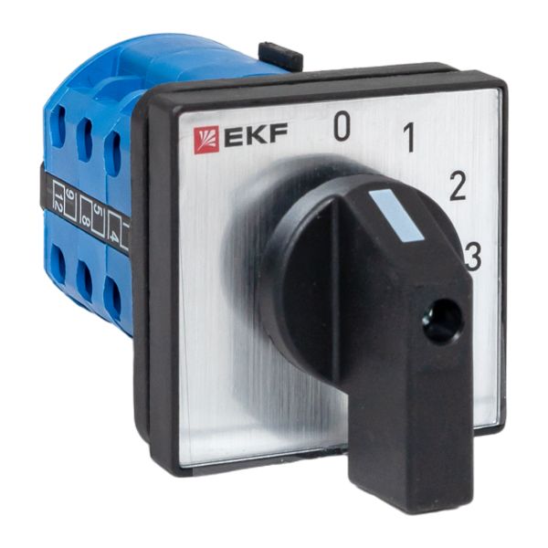 Переключатель кулачковый EKF pk-1-102-10 ПК-1-102 10А 2P «0-1-2-3»