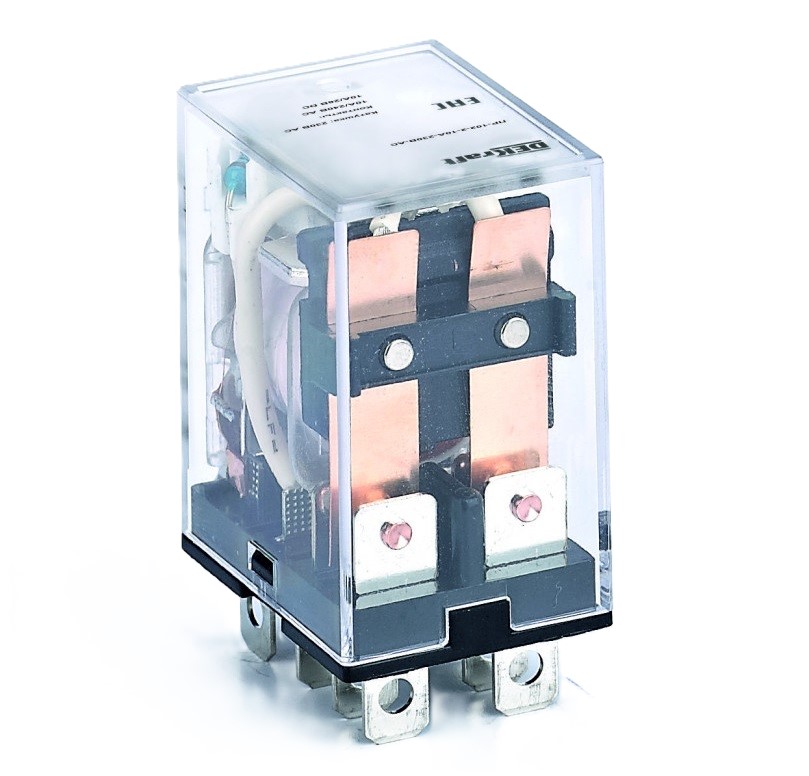 Реле промежуточное DEKraft 23903DEK 2 конт. с LED инд. 10А 12В DC ПР-102