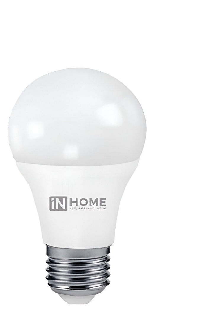 Лампа светодиодная IN HOME 4690612038056 низковольтная LED-MO-PRO 10Вт грушевидная матовая 6500К холодный, белый E27 900лм