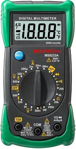 Мультиметр Mastech 13-2014 Универсальный MS8233A