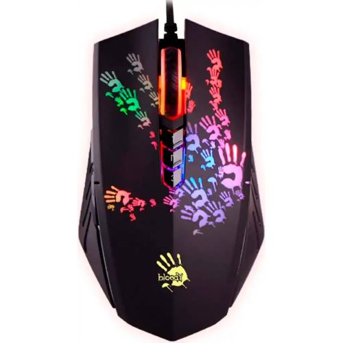  Мышь A4Tech Bloody A60A A60 ACTIVATED черная, оптическая, 6200dpi, USB3.0, 8but (1972516)