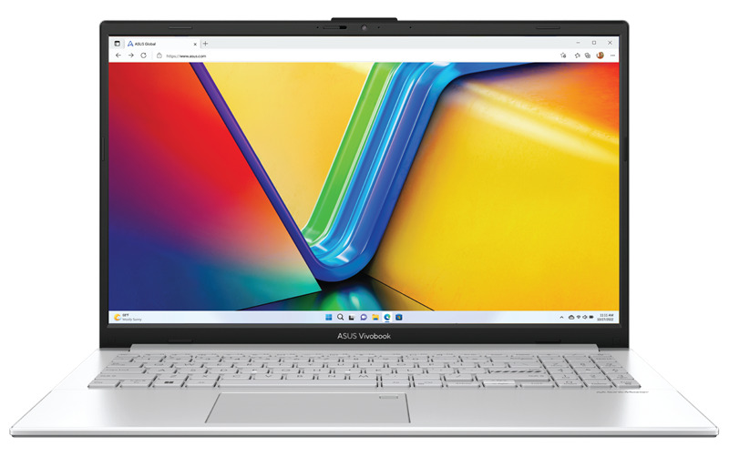 Ноутбук ASUS VivoBook Go 15 E1504FA-BQ073W 90NB0ZR1-M00L60 Ryzen 5 7520U/8GB/512GB SSD/AMD Radeon 610M/15.6 FHD IPS/BT/WiFi/Cam/Win11Home/silver