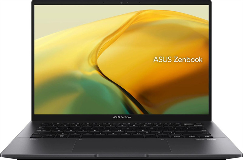 Ноутбук ASUS ZenBook 14 UM3402YA-KP783W 90NB0W95-M01LL0 Ryzen5 7430U/8GB/512GB SSD/Radeon Graphics/14 WQXGA IPS/cam/BT/WiFi/Win11Home/Jade Black