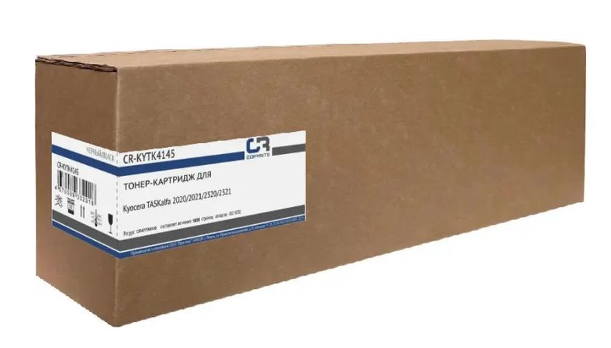 Тонер-картридж CopyRite CR-KYTK4145 для Kyocera TASKalfa 2020/2021/2320/2321, TK-4145, 16000 стр, black