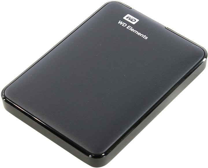 Внешний жесткий диск 2.5'' Western Digital WDBUZG0010BBK-WESN 1TB Elements USB 3.0 черный