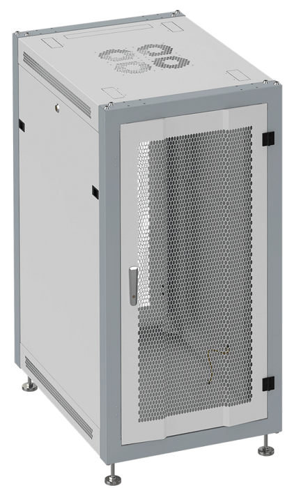 Шкаф напольный 19, 37U SYSMATRIX SL 6837.734 600x800x1780mm (ШхГхВ) передняя дверь перфорированная, задняя дверь двухстворчатая перфорированная, пово