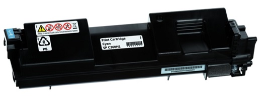 Принт-картридж Ricoh голубой тип SPC360HE 408185  для Ricoh SPC360/361 (6000стр)