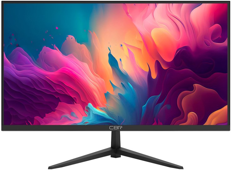 Монитор 23,8 CBR LCD-MF2401-OPC LCD безрамочный, VA, 1920x1080, 75Гц, VGA, HDMI, черный, кабели HDM
