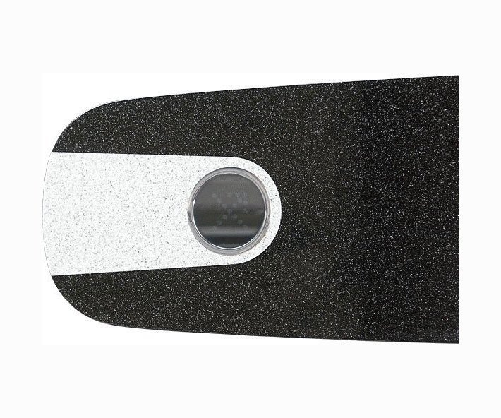 Крышка PERCo PERCo-C-03G black турникета из искусственного камня с двумя индикаторами, черный цвет