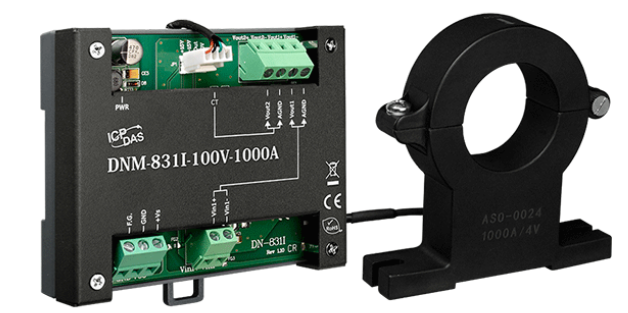   Xcom-Shop Преобразователь ICP DAS DNM-831I-100V-1000A 1 Channel Voltage Attenuator and 1 Channel Current Transformer (1000A) (Metal) (RoHS)