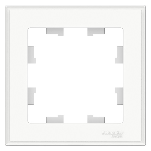 Рамка Schneider Electric ATN200101 AtlasDesign ART, 1-постовая, белая