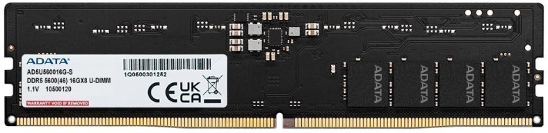   Xcom-Shop Модуль памяти DDR5 16GB ADATA AD5U560016G-S PC5-44800 5600MHz CL46 1.1V