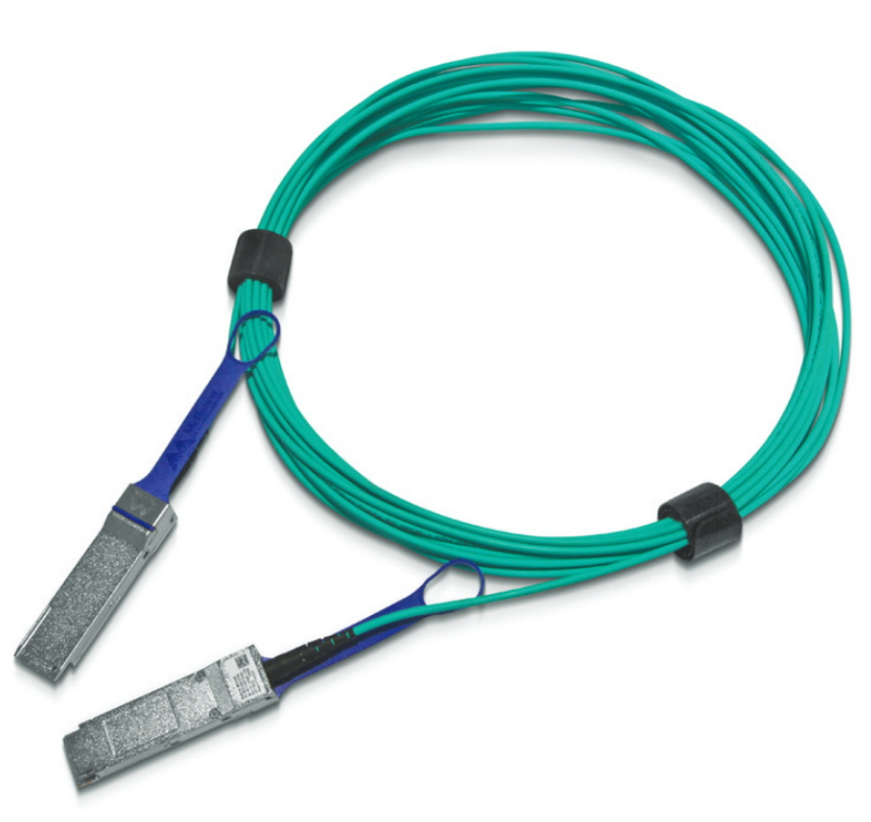 Кабель MELLANOX TECHNOLOGIES MFA1A00-E010 active fiber cable, IB EDR, up to 100Gb/s, QSFP, LSZH, 10m