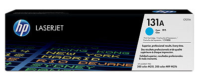 Картридж HP 131A CF211A для принтера LaserJet Pro 200 M251/MFP M276 (1800 page) голубой