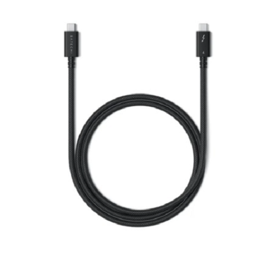 Кабель интерфейсный Satechi ST-YTB100K Thunderbolt 4 Pro, 1м, черный