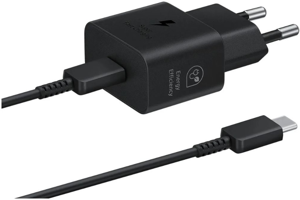 Зарядное устройство сетевое Samsung EP-T2510 25W Type-C Black+cable