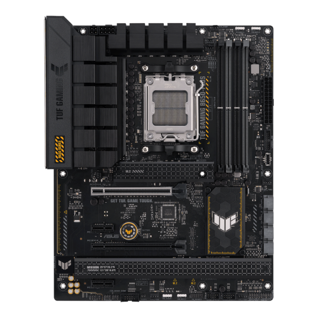 Материнская плата ATX ASUS TUF GAMING B650-PLUS 90MB1BY0-M0EAY0 (AM5, AMD B650, 4*DDR5 (6400), 4*SATA 6G RAID, 3*M.2, 4*PCIE, 2.5Glan, HDMI, DP, 2*USB