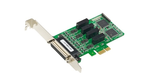 Плата MOXA CP-134EL-A-I-DB25M 4 Port PCIe Board, w/ DB25M Cable, low profile, RS-422/485, w/ Surge, w/ Isolation
