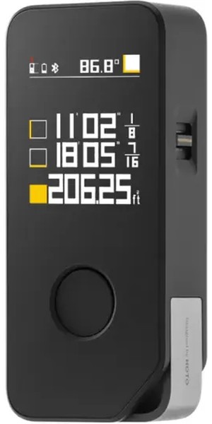 Дальномер лазерный HOTO HTE0025GL умный, Smart Laser Measure Pro, чёрный