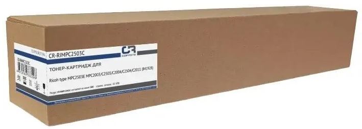 Тонер-картридж CopyRite CR-RIMPC2503C для Ricoh type MPC2503E MPC2003/C2503/С2004/С2504/С2011 (841928), 9500 стр, cyan