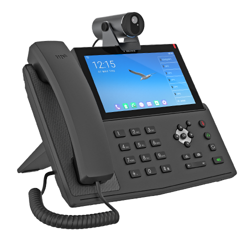 Телефон VoiceIP Fanvil X7A 20 линий SIP, 2х10/100/1000, 7 цветной дисплей 800x400, 127 клавиш быстрого набора, POE, Bluetooth, Wi-Fi,подсветка клав