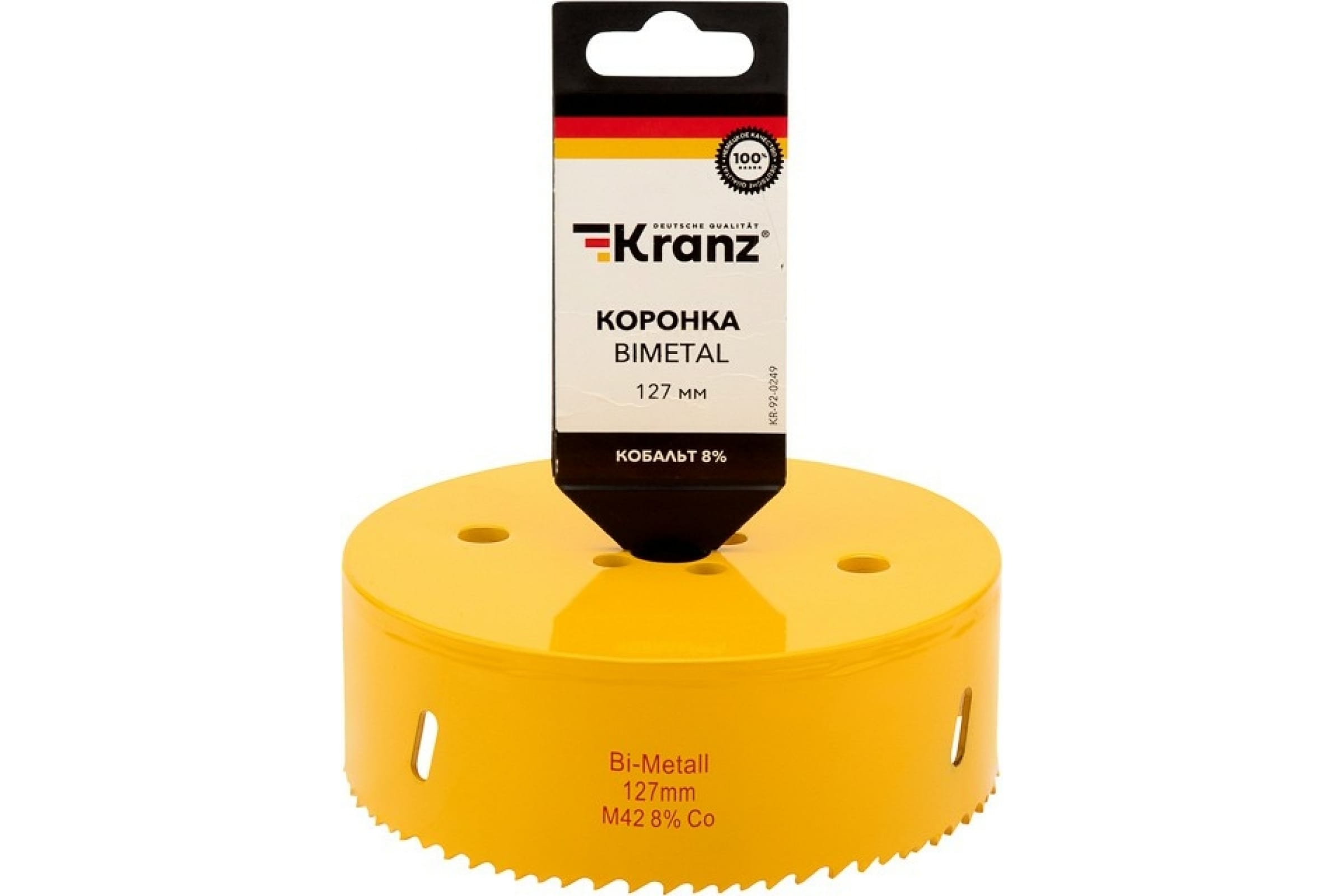 Коронка KRANZ KR-92-0249 Bimetal 127 мм