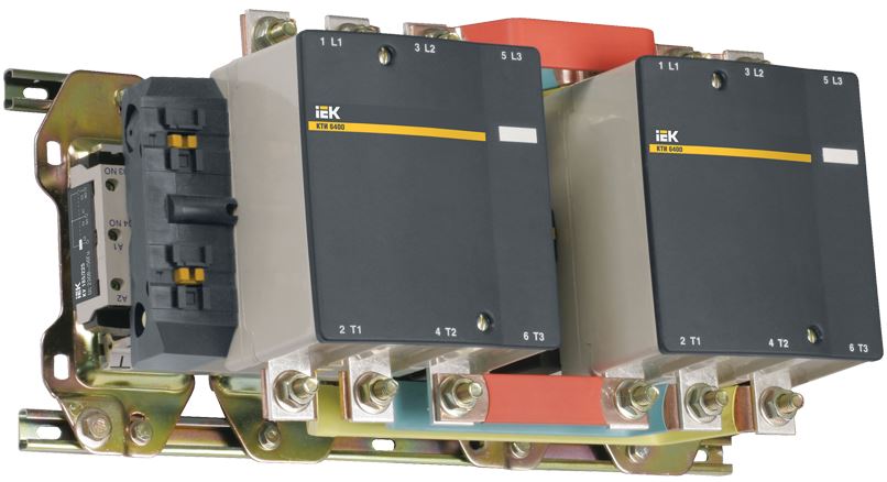 Контактор IEK KKT63-500-230-10 КТИ-65003 реверс 500А 230В/АС3