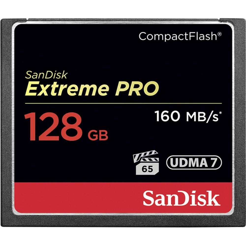 Compact Flash (CF) Карта памяти 128GB SanDisk SDCFXPS-128G-X46 Extreme Pro 160MB/s