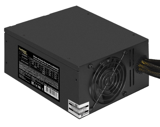 Блок питания ATX Exegate ServerPRO-900ADS EX292191RUS 900W (APFC, КПД 82% (80 PLUS), 2x8cm fans, 24pin, 2x(4+4)pin, 2xPCIe, 9xSATA, black)