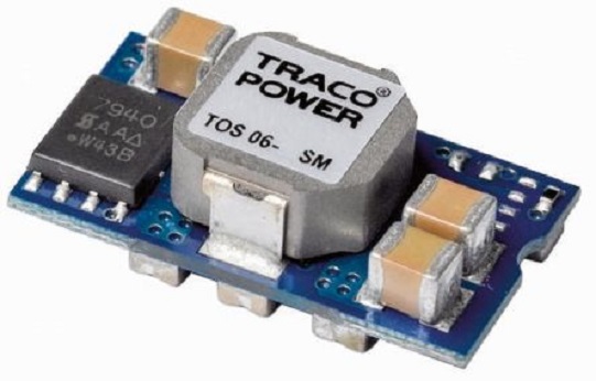 Преобразователь AC-DC сетевой TRACO POWER TOS 06-05SM 6─30 Ampere;Input:2.4 - 5.5 VDC;Output:3.3 VDC / 6 A;POL switching regulator, SMD or SIP package