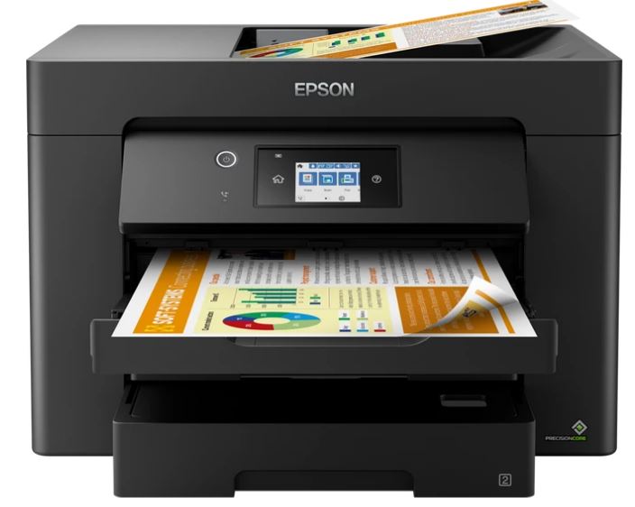 МФУ струйное цветное Epson WF-7830DTWF A3, 25 стр/мин, 1200x2400 dpi, модуль STI6200B-D101