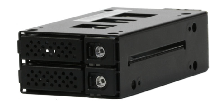 Корзина Procase M2-102-NVME-BK 2 NVMe HDD, черный, с замком, hotswap mobie rack module for 2,5 HDD
