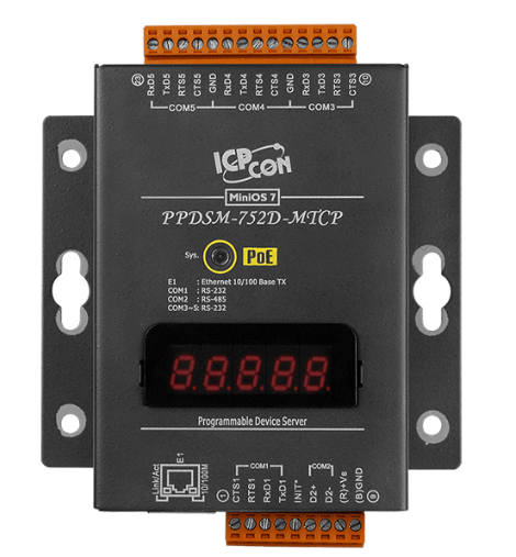 Преобразователь ICP DAS PPDSM-752D-MTCP CR PPDS-752D-MTCP CR with Metal Case