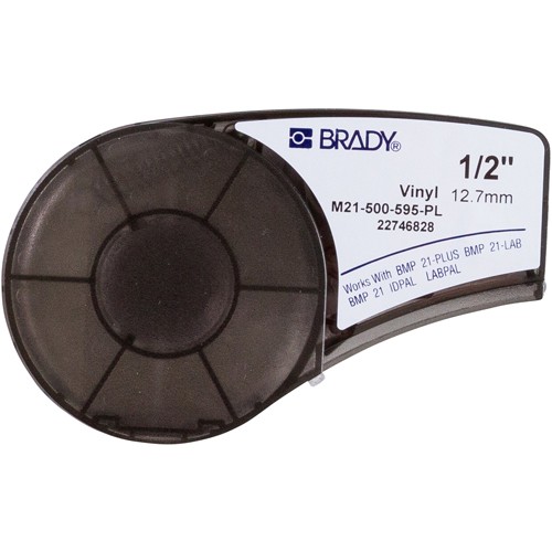 Лента красящая Brady M21-500-595-PL brd139733 12.7 мм/6.4 м винил, белый на фиолетовом