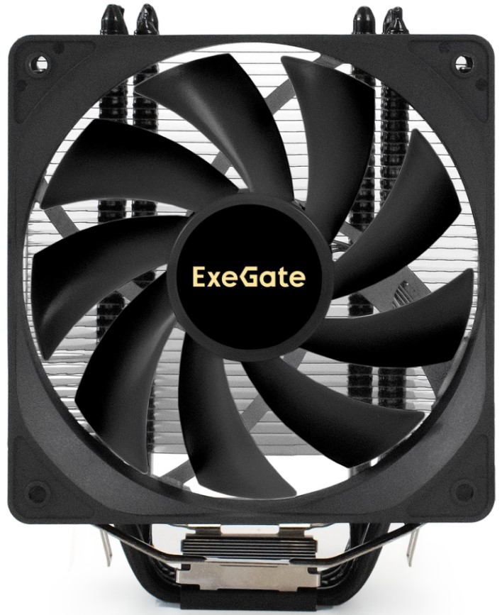 Кулер Exegate Dark Magic EE400XL-PWM EX295004RUS LGA775/115x/1200/1700/AM2/AM2+/AM3/AM3+/AM4/AM5/FM1/FM2/ 754/939/940 (120mm fan, 800-2400rpm, 50CFM,