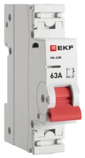 Рубильник EKF S63163 1P 63А ВН-63N PROxima
