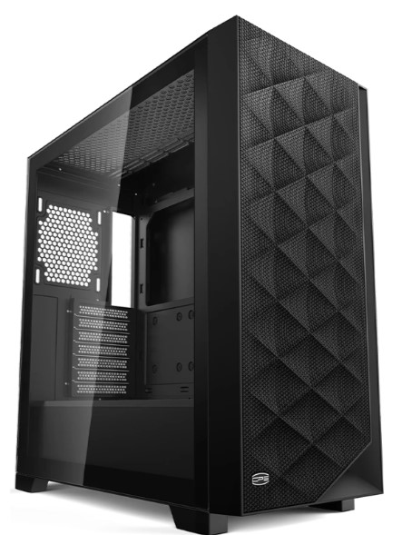 Корпус eATX PCCooler C3D510 черный, без БП, боковая панель из закалённого стекла, 2*USB 3.0
