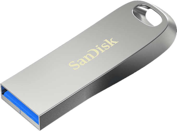   Xcom-Shop Накопитель USB 3.1 SanDisk Ultra Luxe SDCZ74-512G-G46 512GB, Type-C, серебристый