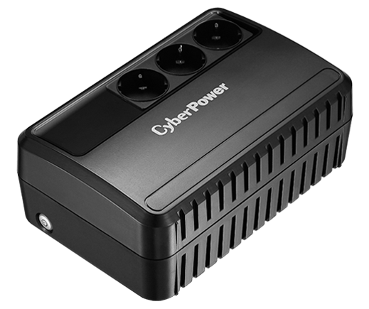 Источник бесперебойного питания CyberPower BU600E line-interactive, 600VA/360W, 3*EURO