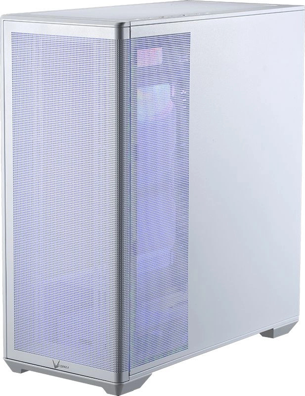 Корпус ATX FORMULA AIR POWER G5 PLUS W белый, без БП, боковая панель из закаленного стекла, 2*USB2.0, audio