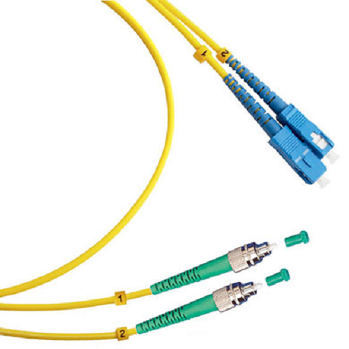 Патч-корд волоконно-оптический TopLAN DPC-TOP-652-FC/A-SC/U-1.0 дуплексный, FC/APC-SC/UPC, SM, 1.0 м LSZH