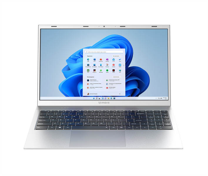 Ноутбук Irbis Blizzard 15NBC1009S Ryzen R7 5825U/16GB/512GB SSD/15.6 FHD IPS/WiFi/BT/cam/Win11Pro/silver