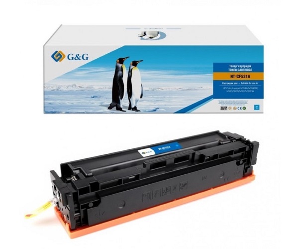 Картридж GG-CF531A Cartridge G&G for HP CLJ M154A/M154NW,M180/180N/M181/M181FW, with chip (900)