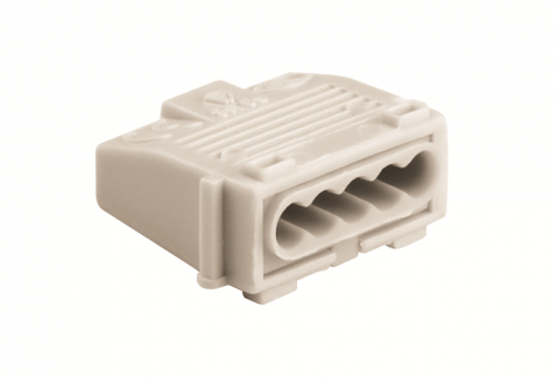 Клеммная колодка DKC B273/4 безвинтовая 4х1,5-2,5 мм.кв., Quadro